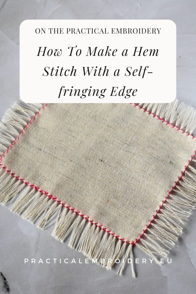 Bordi del tovagliolo che sembrano rifiniti professionalmente PIN image