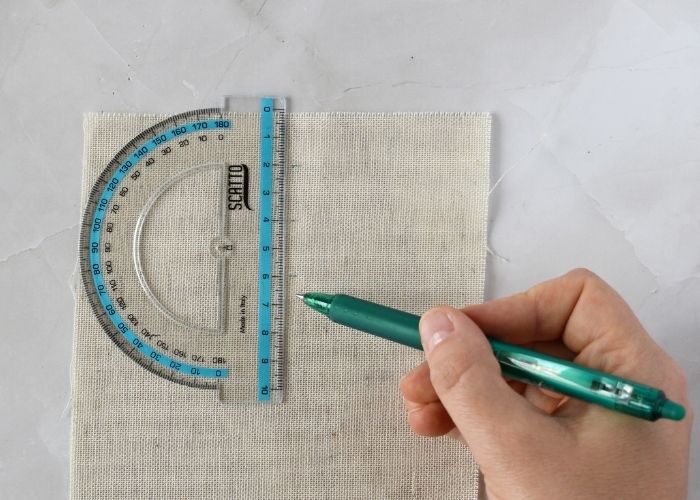 Hem Stitch hand sewing tutorial step 1 image