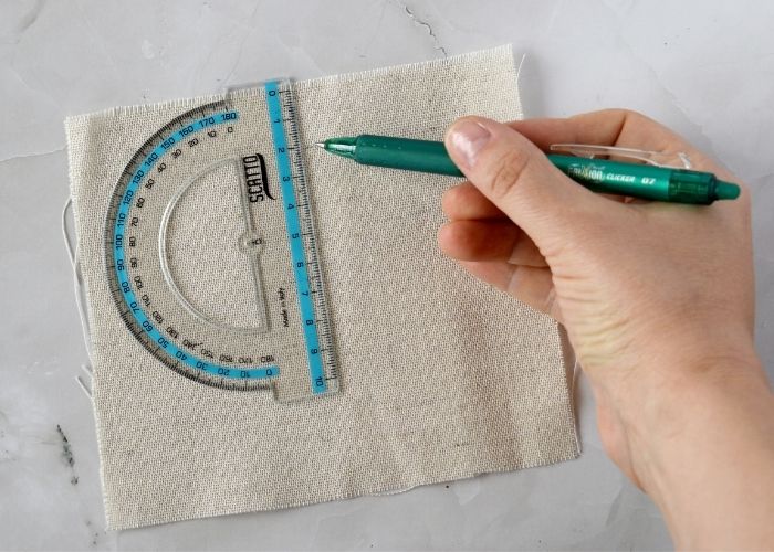 Measure the length of the fringe