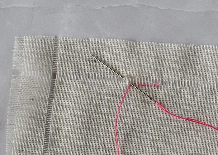 Start making a Hem Stitch
