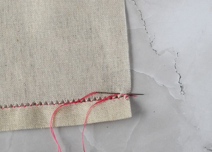 Tutorial per il ricamo a punto ladder Step12 image