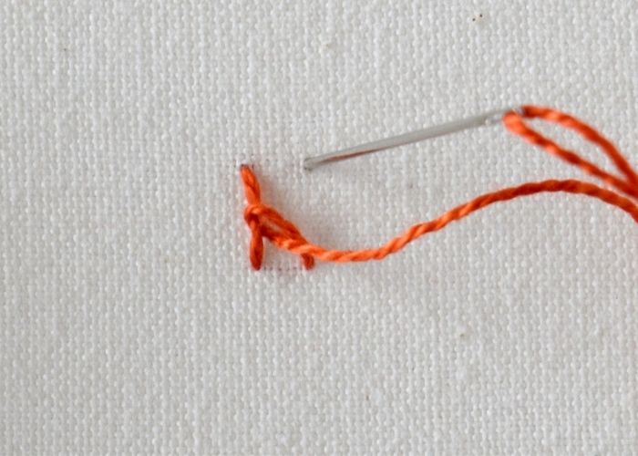 Sienese Stitch hand embroidery tutorial step 4 image