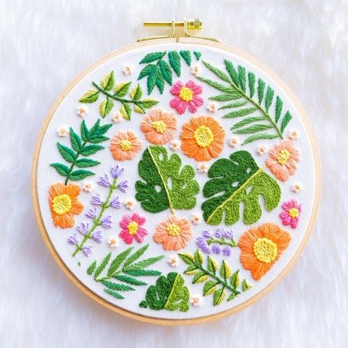 Summer Season Tropical flora pattern by NeedlessDesigns