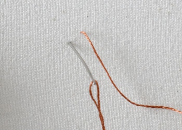 Sword Stitch hand embroidery tutorial step1 image