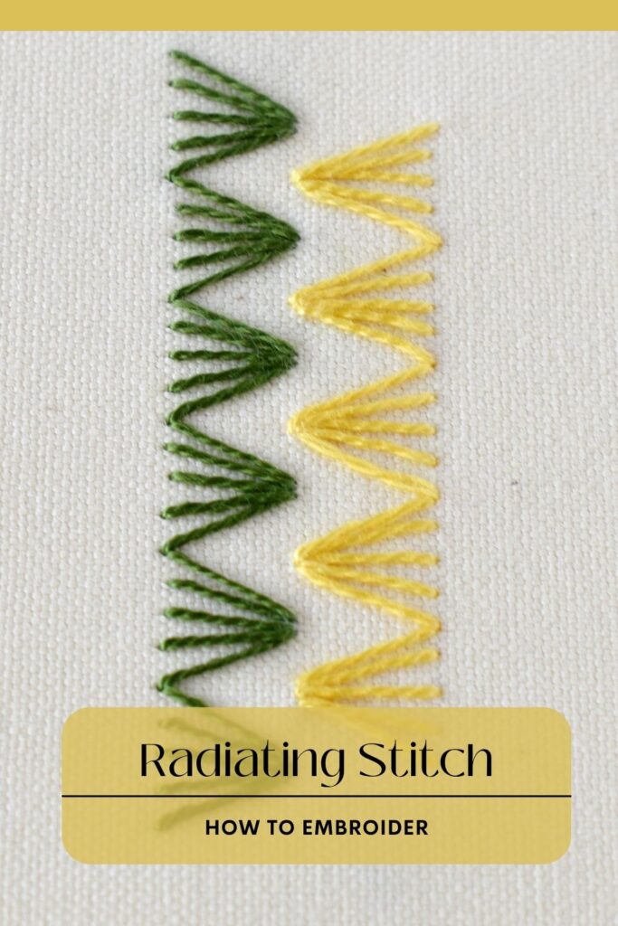Radiating Stitch: Five Stitches, One Point PIN image
