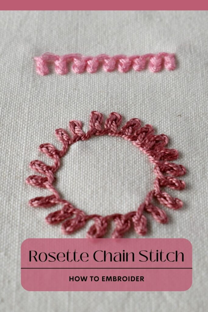 1_PIN_Rosette Chain Stitch