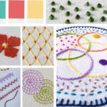 Punti di ricamo a mano: Tecniche per contorni, riempimento, decorazione, bordi e altro ancora