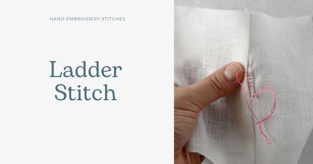 Ladder Stitch Hand Sewing tutorial cover image