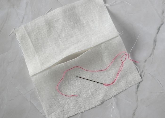 Ladder Stitch Hand Sewing tutorial step 1 image