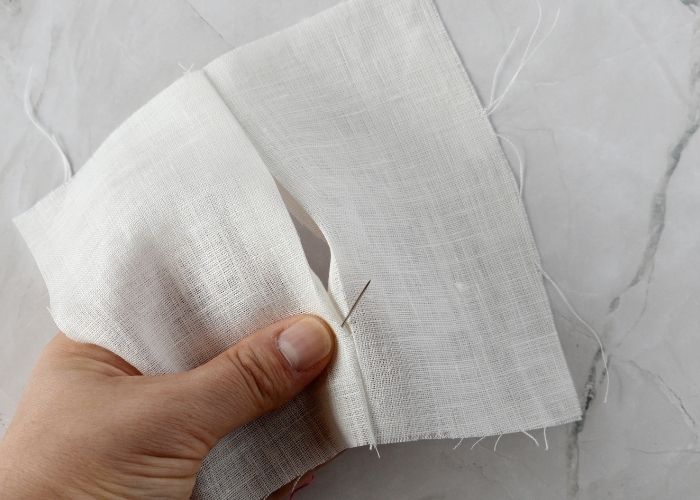 Ladder Stitch Hand Sewing tutorial step 2 image