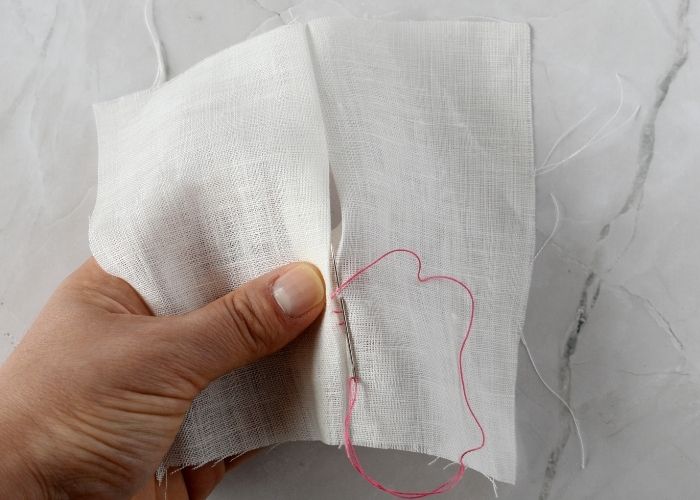 Ladder Stitch Hand Sewing tutorial step 5 image
