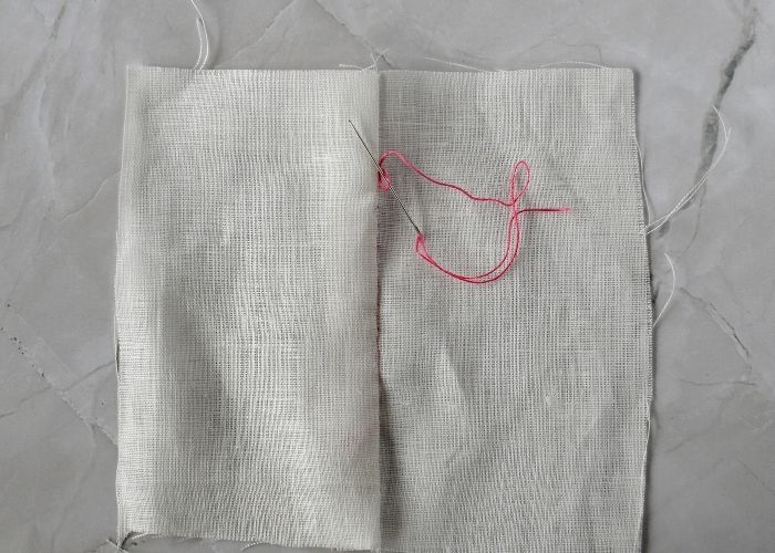 Ladder Stitch Hand Sewing tutorial step 7 image