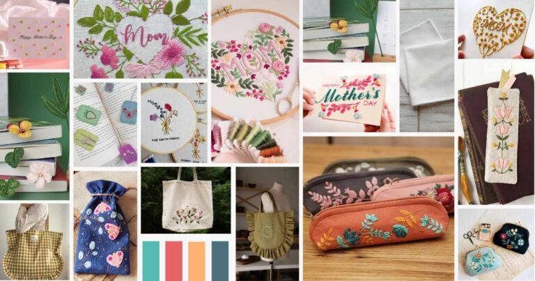 Idee e progetti di ricamo per la Festa della Mamma - Fai un regalo perfetto per la tua mamma