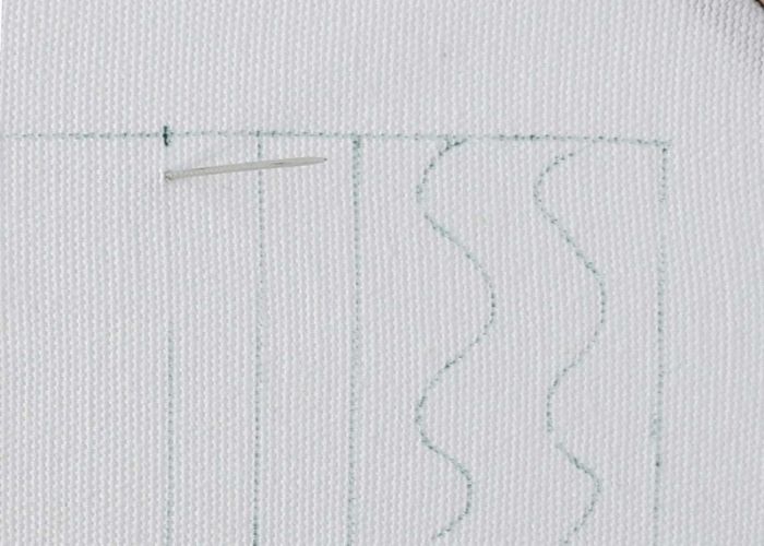 Back Stitch hand embroidery tutorial step 1 image