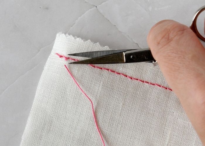Back Stitch sewing method step 6 image