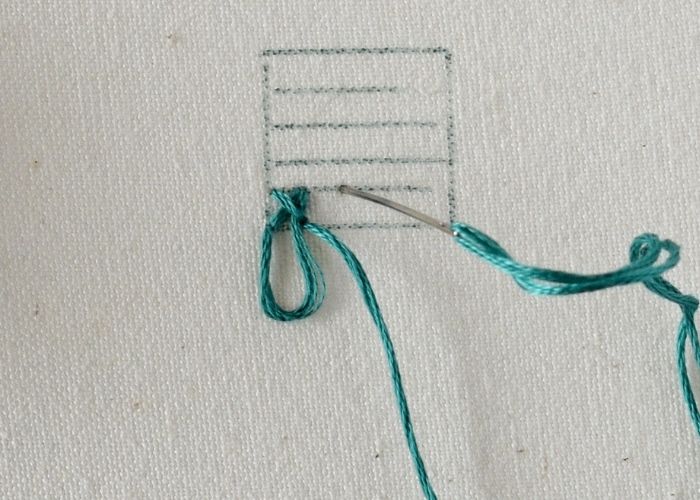 Velvet Stitch hand embroidery tutorial step 5 image