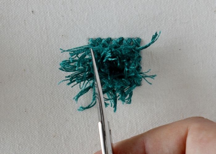 Velvet Stitch hand embroidery tutorial step 8 image