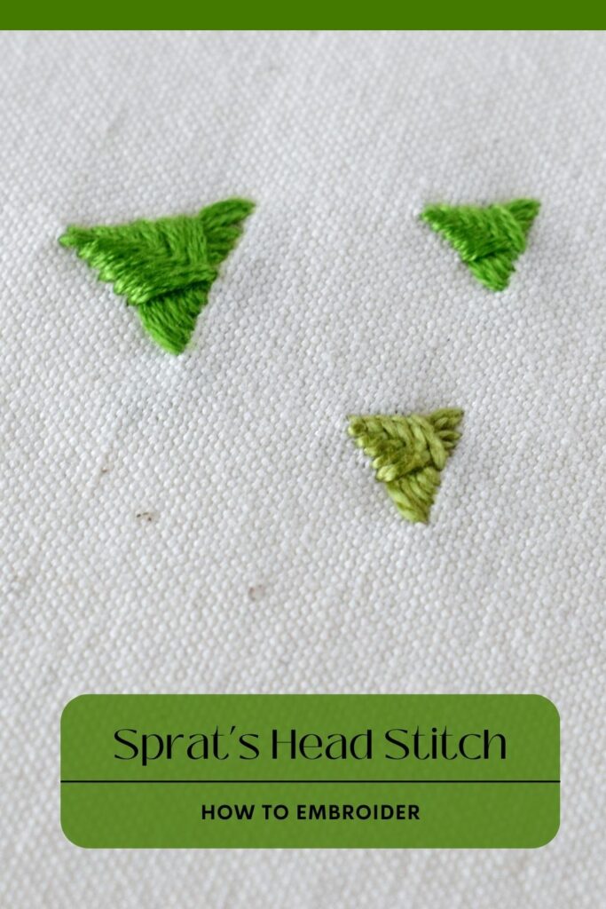 Stitch a Textured Triangle – Step by Step PIN image