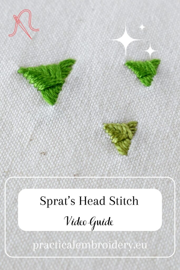 Watch This Triangular Stitch Come to Life PIN image