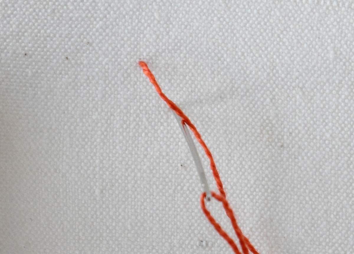 Dutch Cross Stitch hand embroidery tutorial step 1 image
