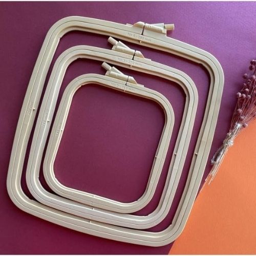 Square plastic hoop by Nurge on Amazon