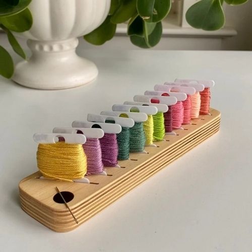 Wooden Bobbin Minder on Etsy