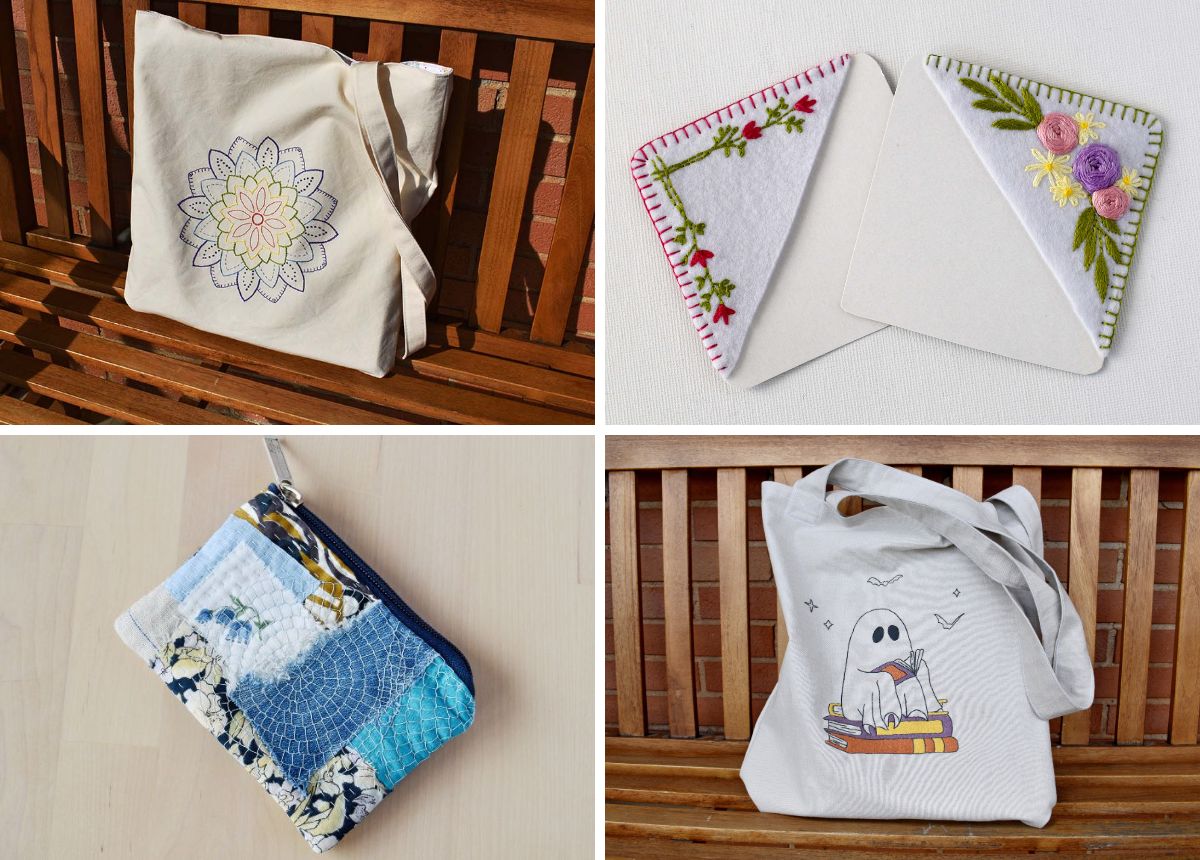 Back to school designs and tutorials on Practical Embroidery blog image