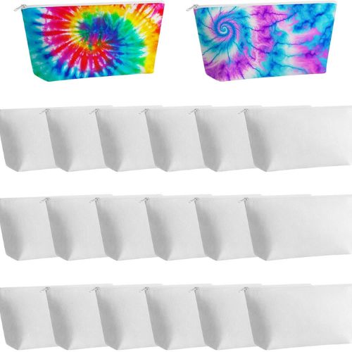 Blank White Cotton Pencil Case on Amazon