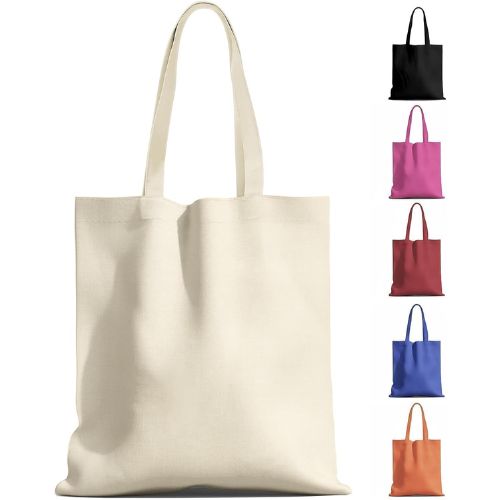 Canvas Reusable Tote Bags with Handle on Amazon