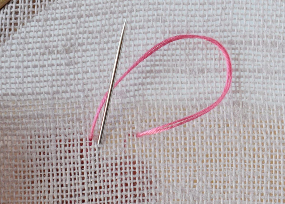 Japanese Stitch hand embroidery tutorial step 2 image