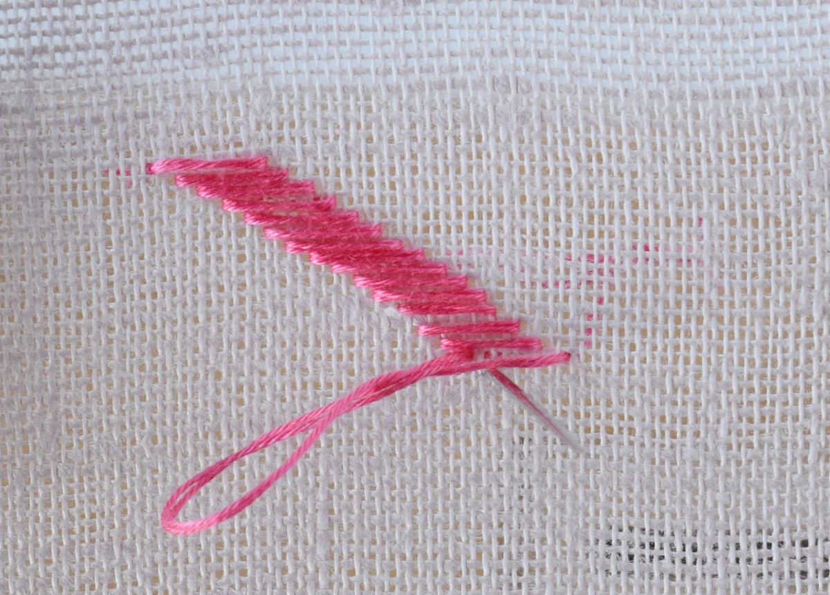 Japanese Stitch hand embroidery tutorial step 6 image