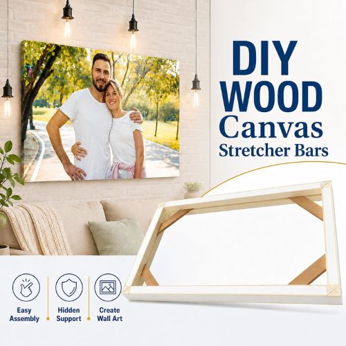 DIY Wood Stretcher Bars for Canvas on Amazon
