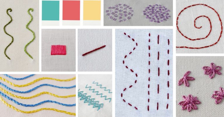 Embroidery Stitches For Beginners - Simple Techniques To Start Embroidering Today cover image