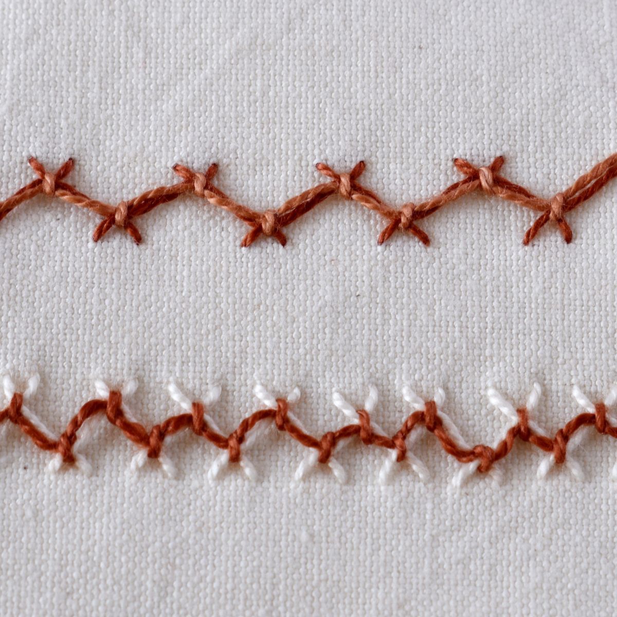 Tied Herringbone Stitch
