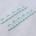 Embroidery stitch: festone a riquadri