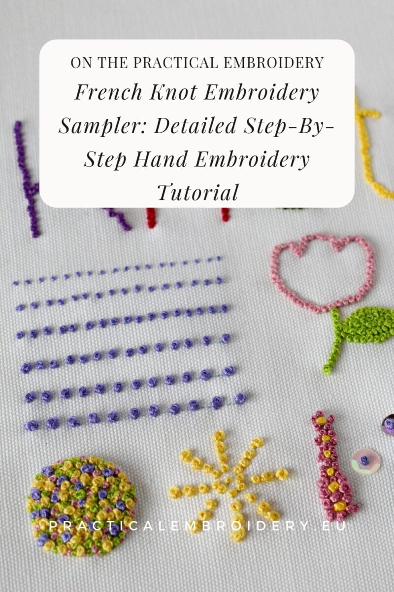 Tame Your Tricky French Knots PIN image