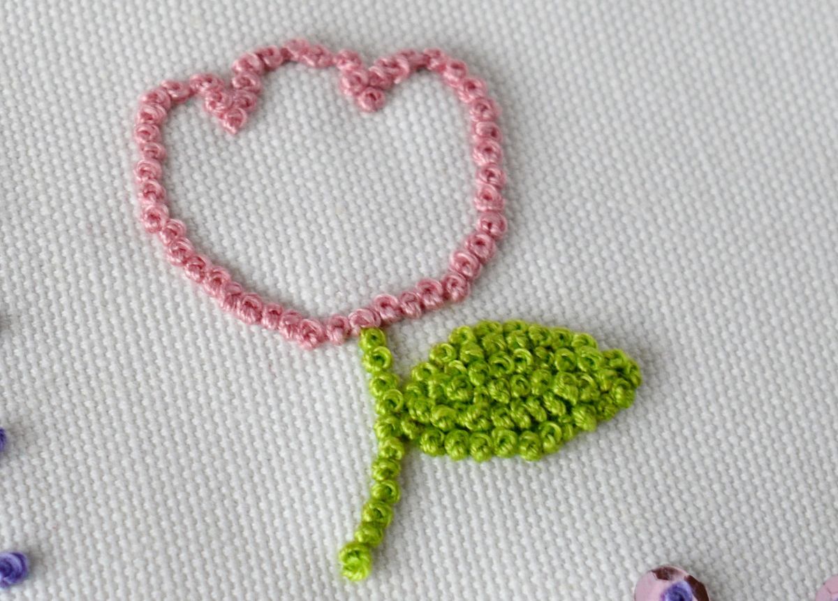 Filling with French Knots 3 image