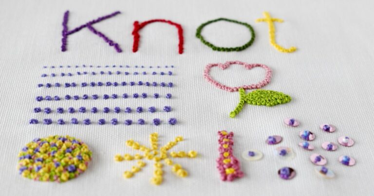 French Knot Embroidery Sampler- Detailed Step-By-Step Hand Embroidery Tutorial cover image