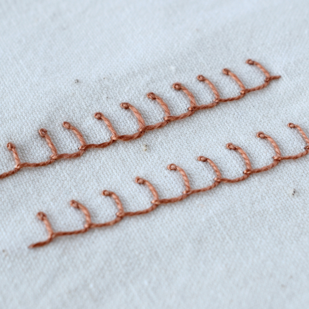 Knotted Blanket Stitch