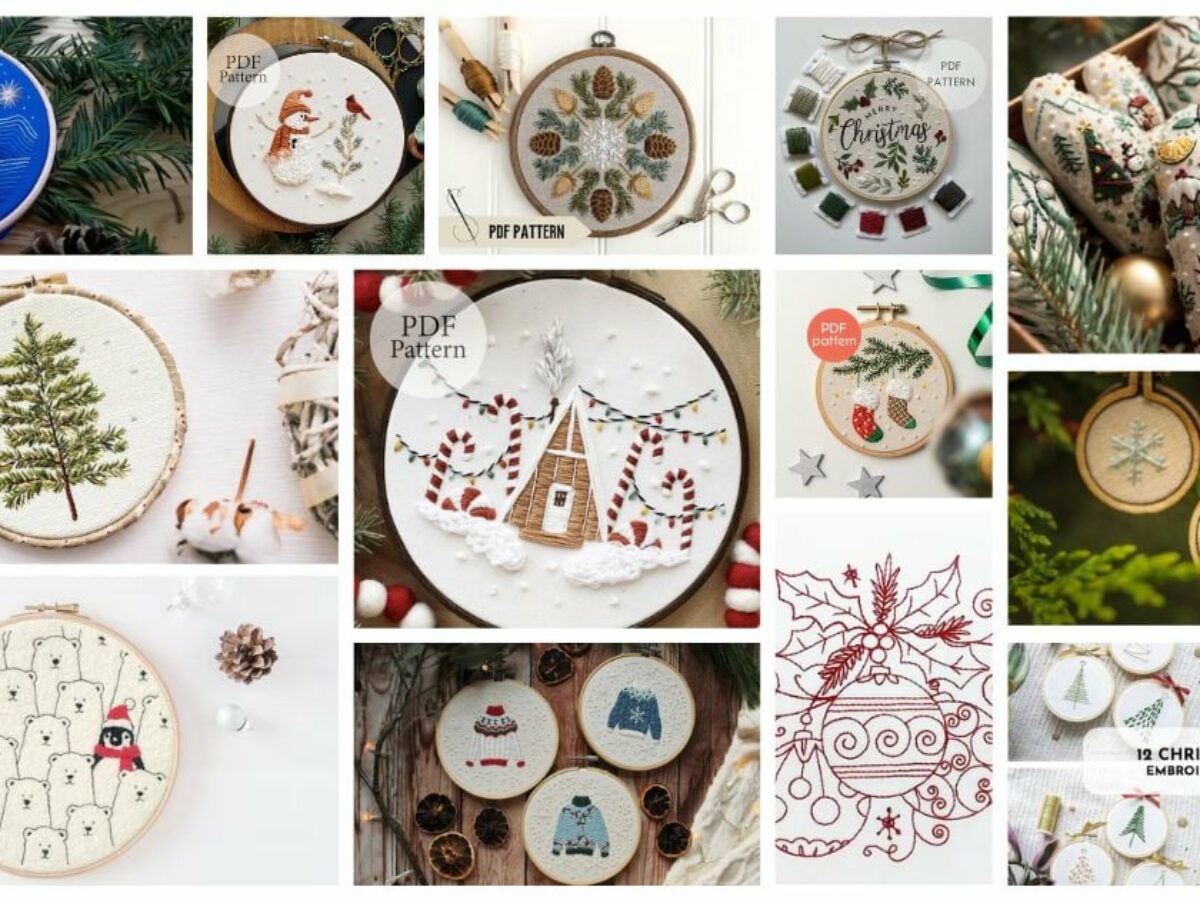 christmas-hand-embroidery-designs-to-stitch for Free Printable Christmas Embroidery Patterns Christmas hand embroidery designs to stitch for Free Printable Christmas Embroidery Patterns